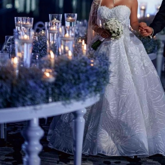 Elegant White Wedding Dress